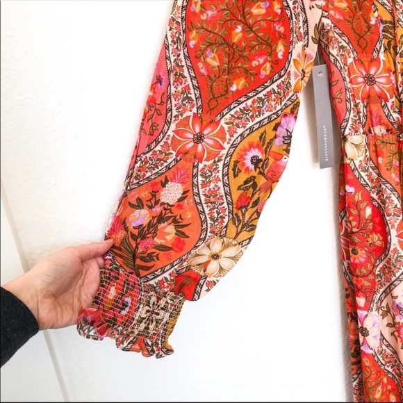 Anthropologie FARM Rio Mosaic Maxi Dress - Picture 6 of 7